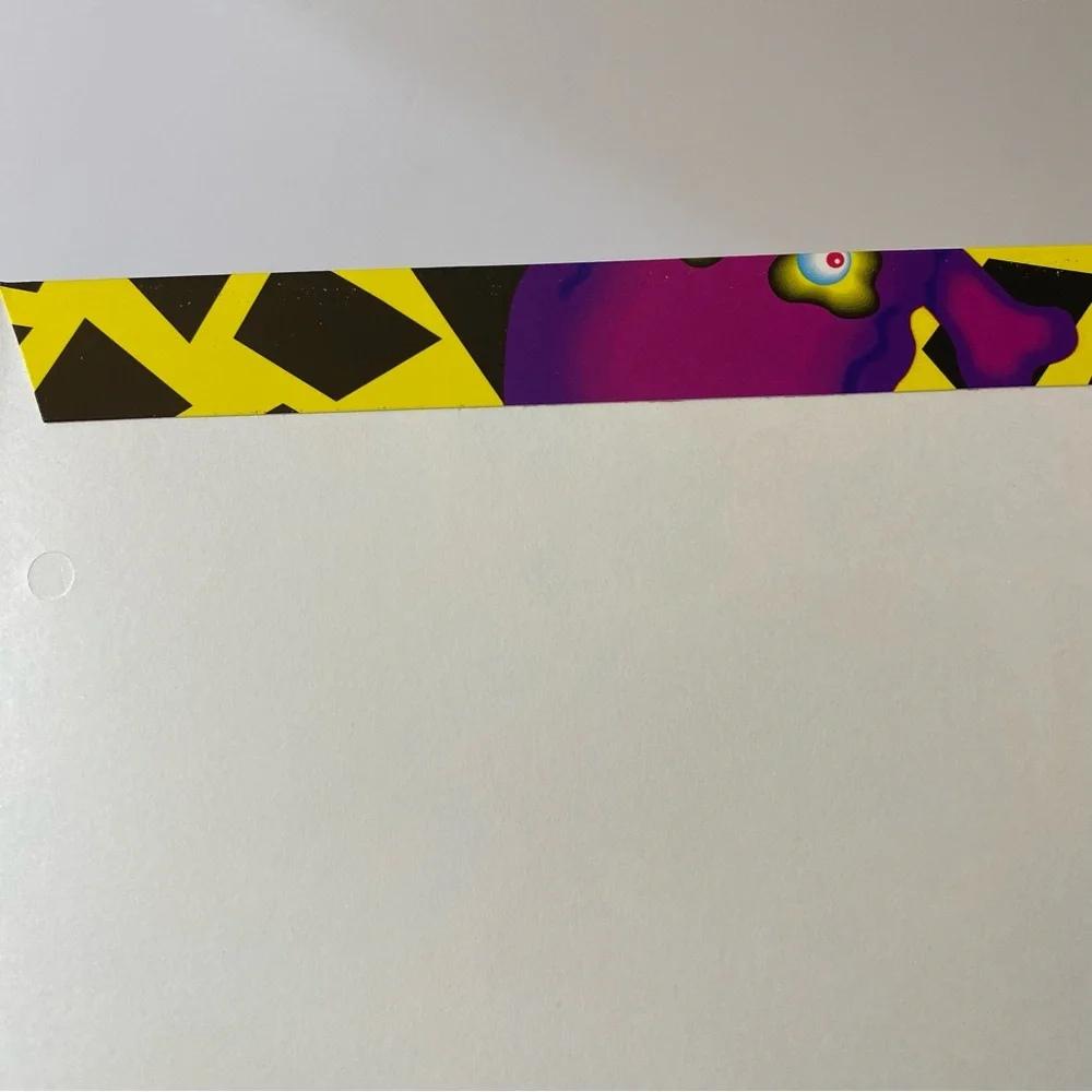 Vintage Lisa Frank Spiders & Skeletons 1 Spooky Folder